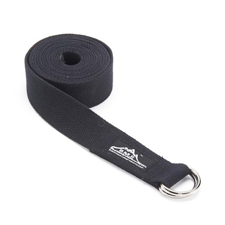 Black Mountain Products Black Mountain Products Yoga Strap Yoga Exercise Strap for Stretching & Flexibility; Black Yoga Strap